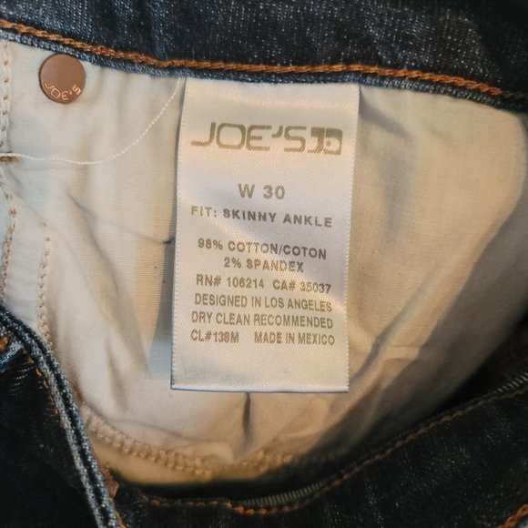 Joe's Jeans Esther Distressed Skinny Jeans Size 30 - Picture 7 of 8